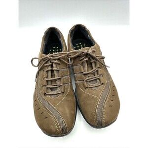 Clarks Outdoor Wave Walk Sneakers Women's 5M Lace Up Walking Hiking Brown Suede